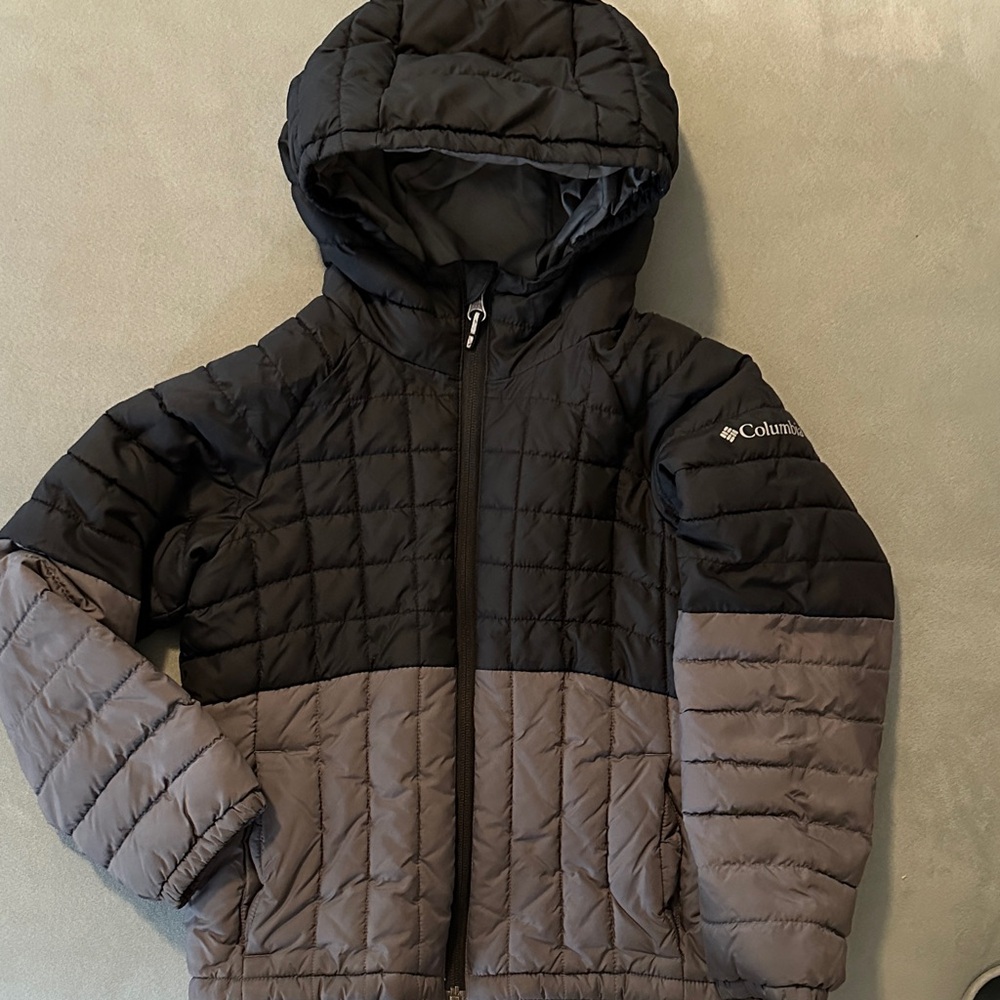 Columbia Two-Tone Quilted Hooded Jacket boys 6/7